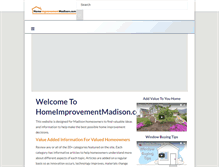 Tablet Screenshot of homeimprovementmadison.com